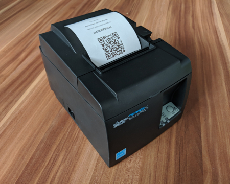 Star TSP100 receipt printer